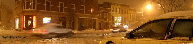 snowstorm aftermath in albany